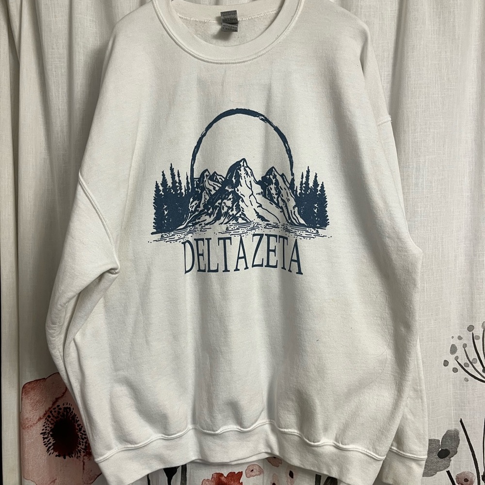 Delta Zeta sorority sweatshirt by Kite and Crest